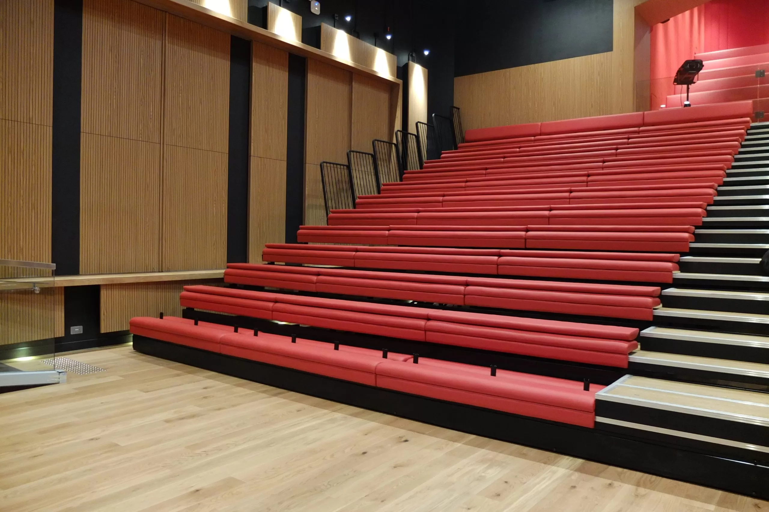 Telescopic tribune retractable seat indoor Upholstered bench seat -Seven bench Upholstered - 图片 2